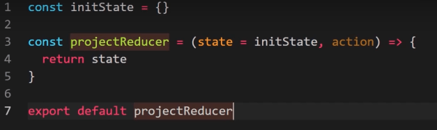 Create Reducer